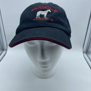 Harman's Woodlawn VA Black Adjustable Adult Baseball Cap Hat Western Wear